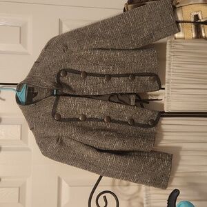 XXI military style crop blazer